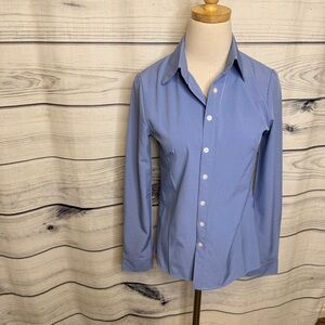 Women's Classic Blue Button Down Shirt